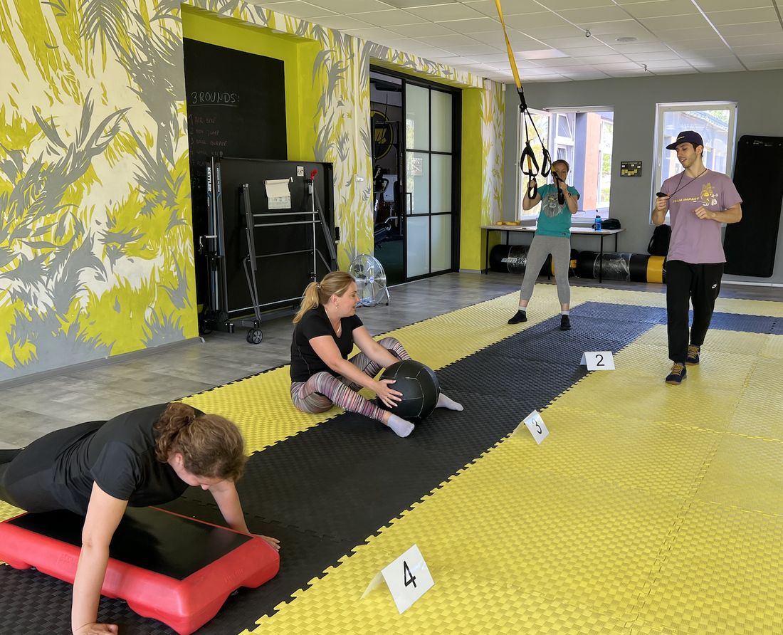 Circuit session at the fitness centre