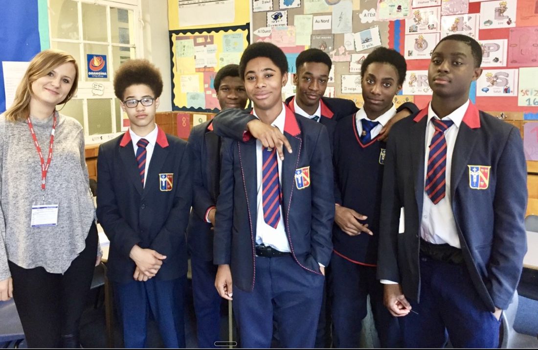 With students from the programme